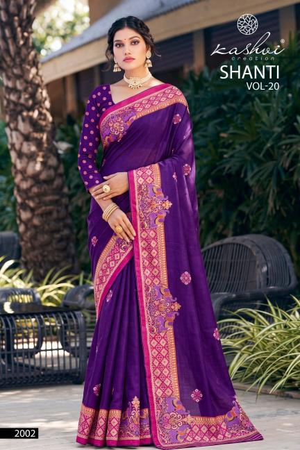 Kashvi shanti vol-20 saree wholesale market